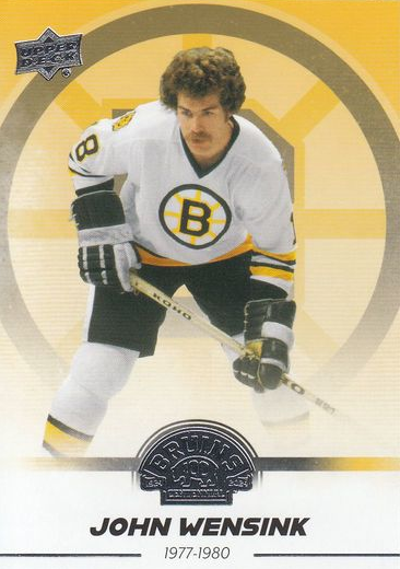 řadová karta JOHN WENSINK 23-24 UD Boston Bruins Centennial číslo 59